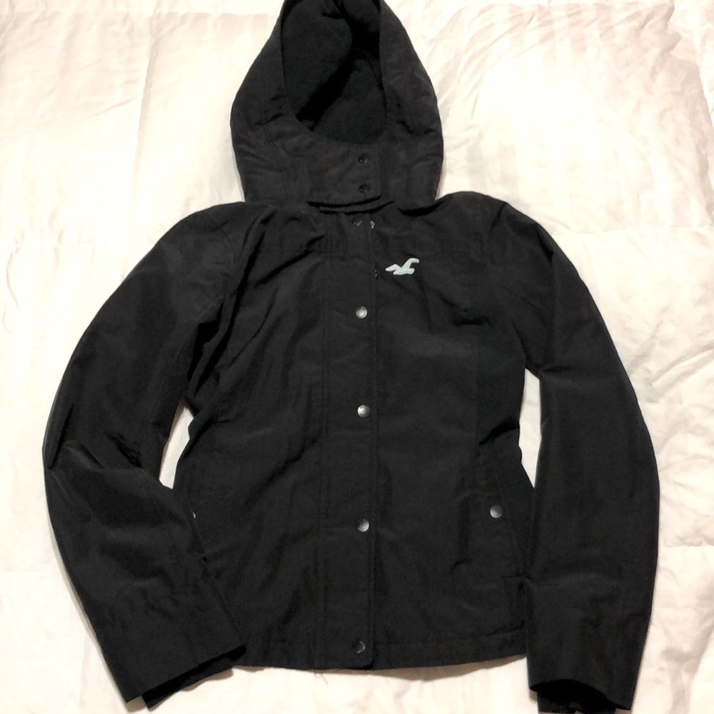 Hollister Black All Weather Jacket
